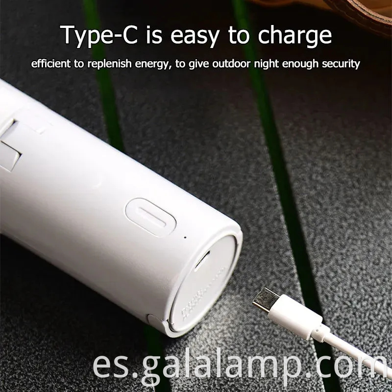 Lámpara de campamento LED inteligente con tecnología de sensor de movimiento